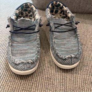 Benny Slip-Ons Blue Kids Shoes size 3